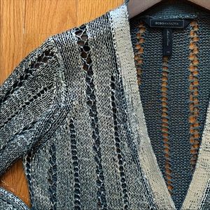 BCBG Metallic Cardigan